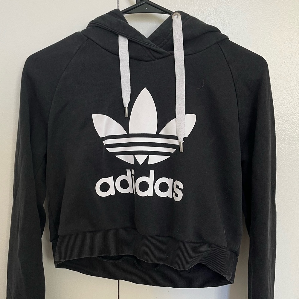 adidas cropped hoodie